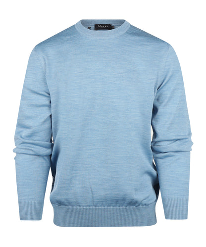 Maerz Rundhalspullover | Blau