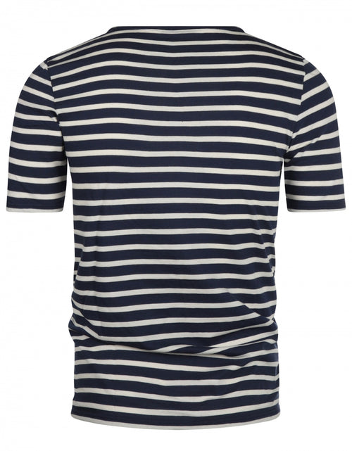 T-shirt Levant ronde hals | Navy Blauw