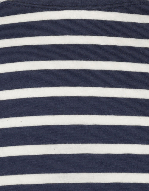 T-shirt Levant ronde hals | Navy Blauw