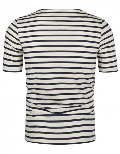 Levant Rundhals-T-Shirt | Weiß