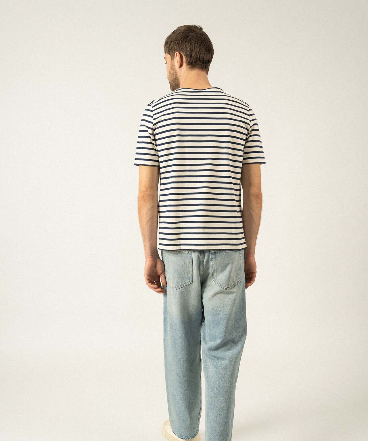 Levant Rundhals-T-Shirt | Weiß