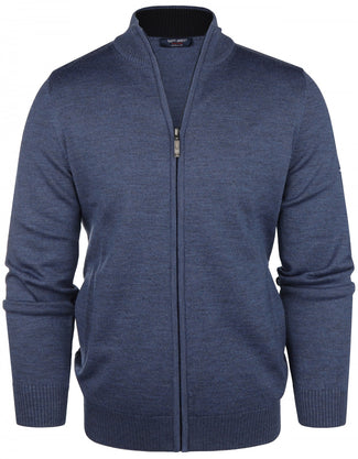 Rits Vest Colorado | Denim Blauw