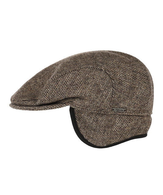 Tweed Cap | Bruin/Zand herringbone