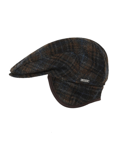 Tweed Cap | Bruin/Navy ruit