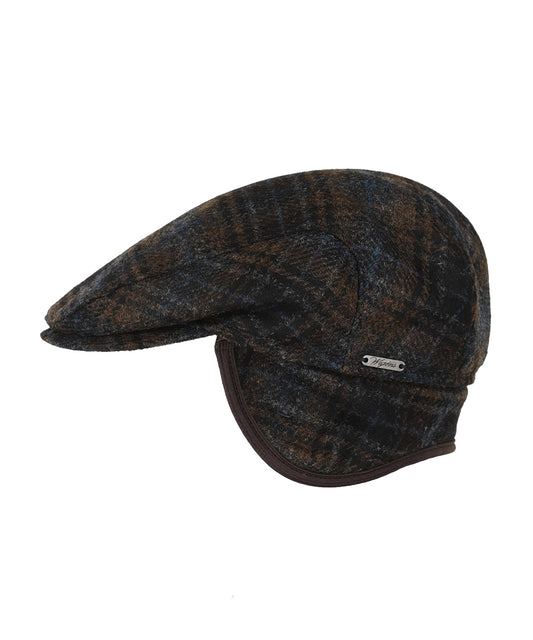 Tweed Cap | Bruin/Navy ruit
