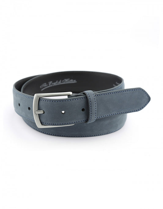 Riem Suede | Staal Blauw