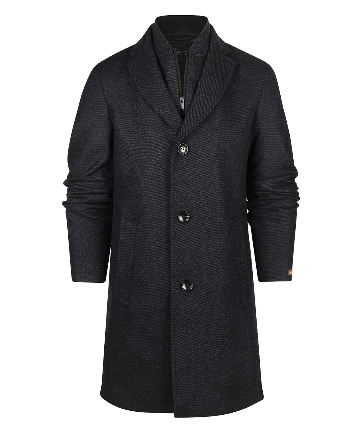 Overcoat Half Lang Hans | Donker Jeans