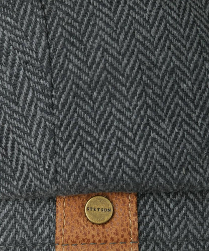 Hatteras Silk | Donkergrijs herringbone