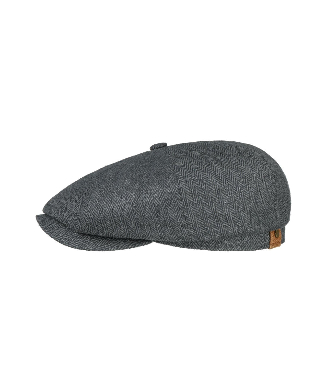 Hatteras Silk | Donkergrijs herringbone