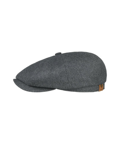 Hatteras Silk | Donkergrijs herringbone