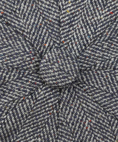 Hatteras Silk | Navy herringbone
