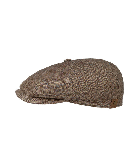 Hatteras Silk | Donkerbruin herringbone