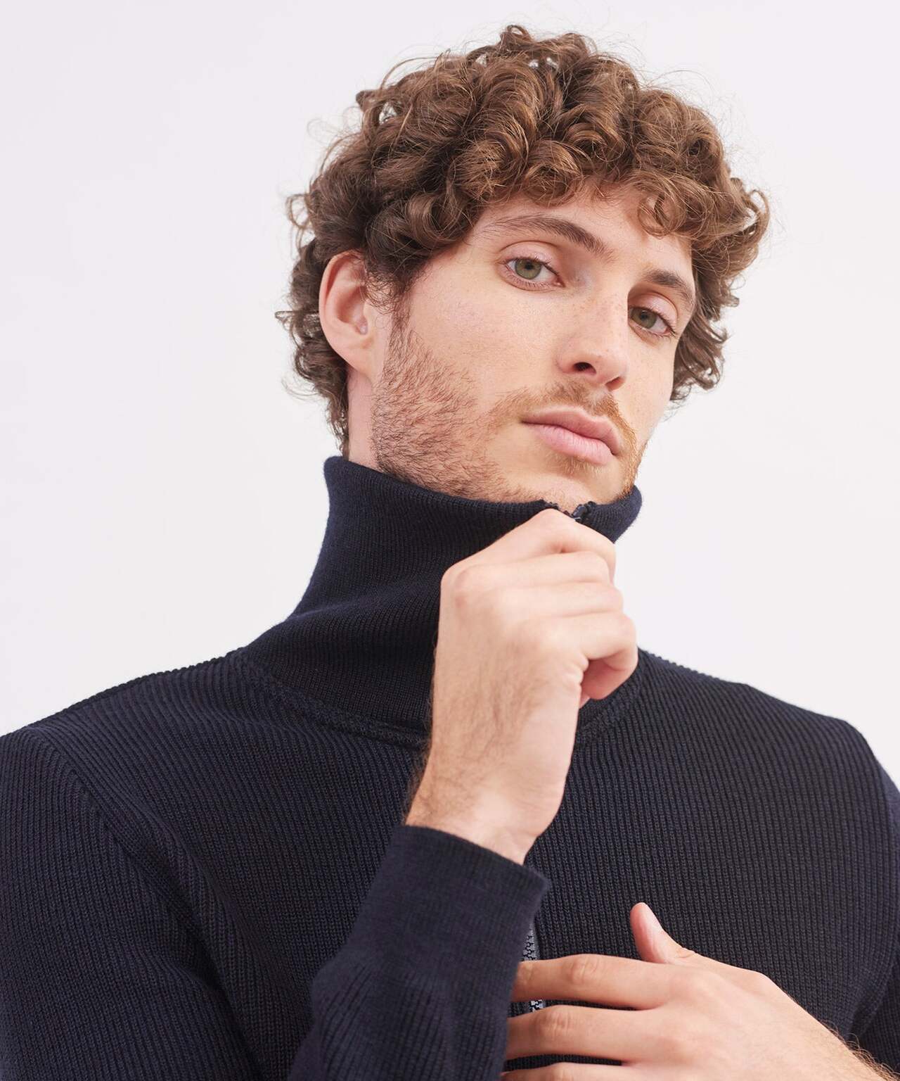 Rits Pullover Cotentin | Navy