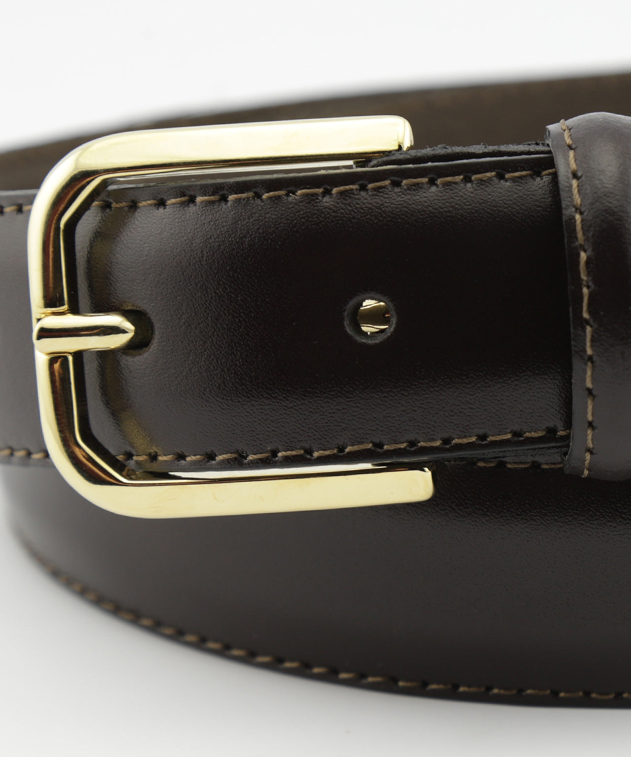 Riem Goudkleurige Gesp | Bruin