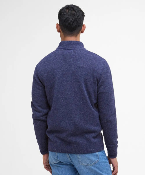 Trui Tisbury hoge rits | Blauw