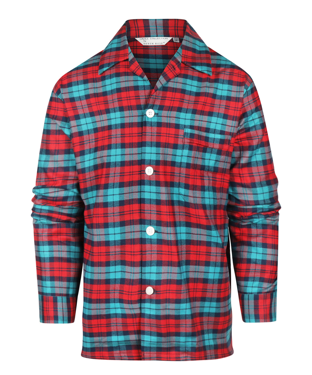 Baumwollpyjama-Set | Blau