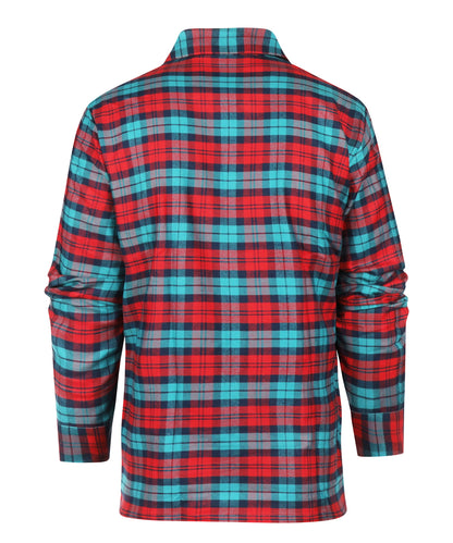 Baumwollpyjama-Set | Blau