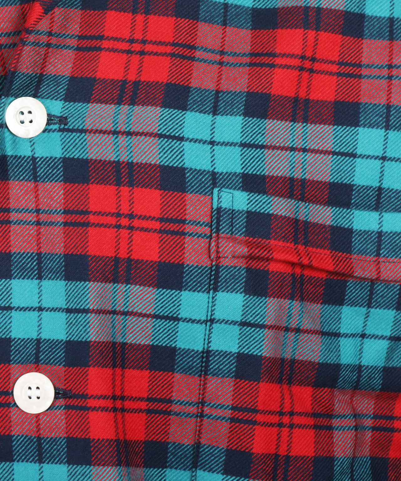 Baumwollpyjama-Set | Blau