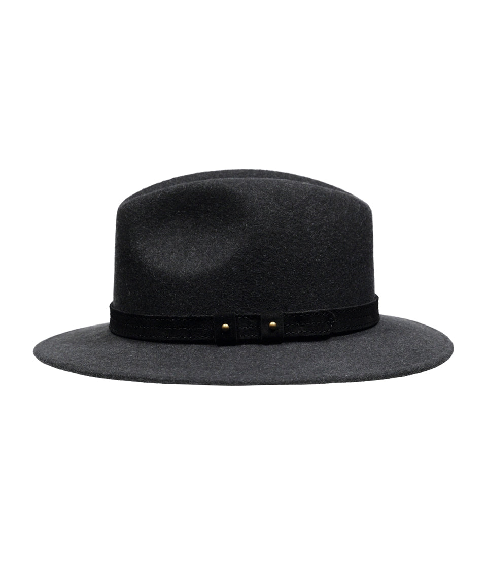 Sporty Wool Felt Hat | Anthracite Grey
