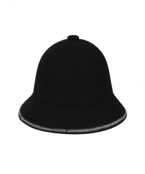 Bucket Hat Stripe Casual | Zwart