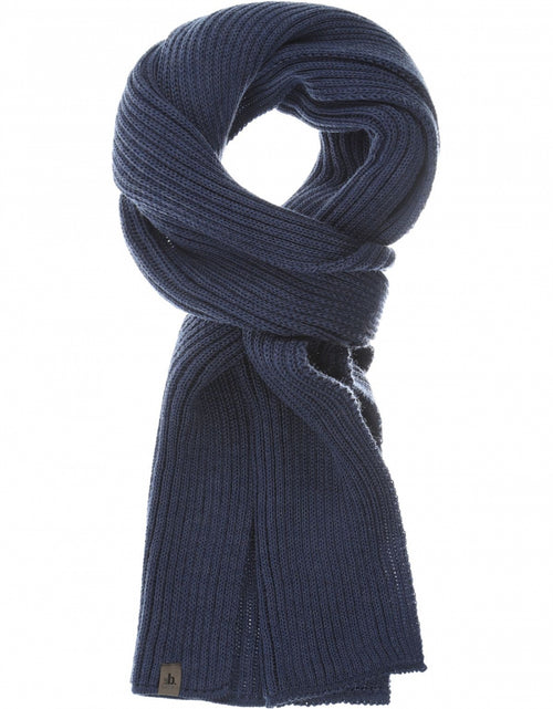 Sjaal gebreid wol | Denim