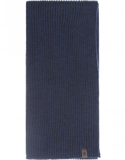 Scarf knitted wool | Denim