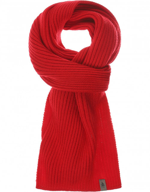 Sjaal gebreid wol | Rood