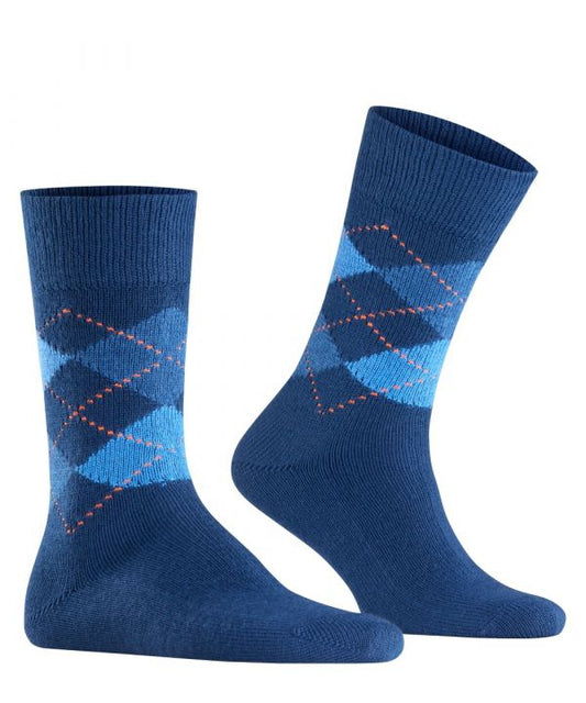 Preston Heren Sokken | Kobalt/Blue diamond check