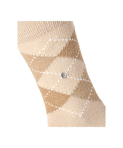 Preston Heren Sokken | Caffe Latte Diamond Check
