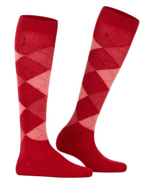 Whitby dames kniekousen | Rood