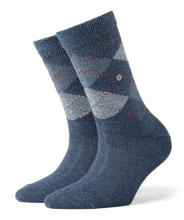 Whitby Damensocken | Blau