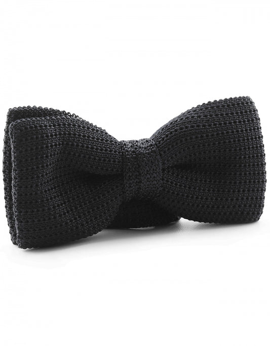 Strik zijde | Zwart Knit