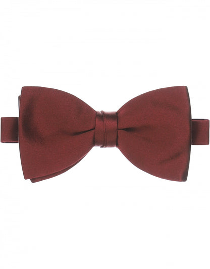 Elegante Seidenfliege | Bordeauxrot
