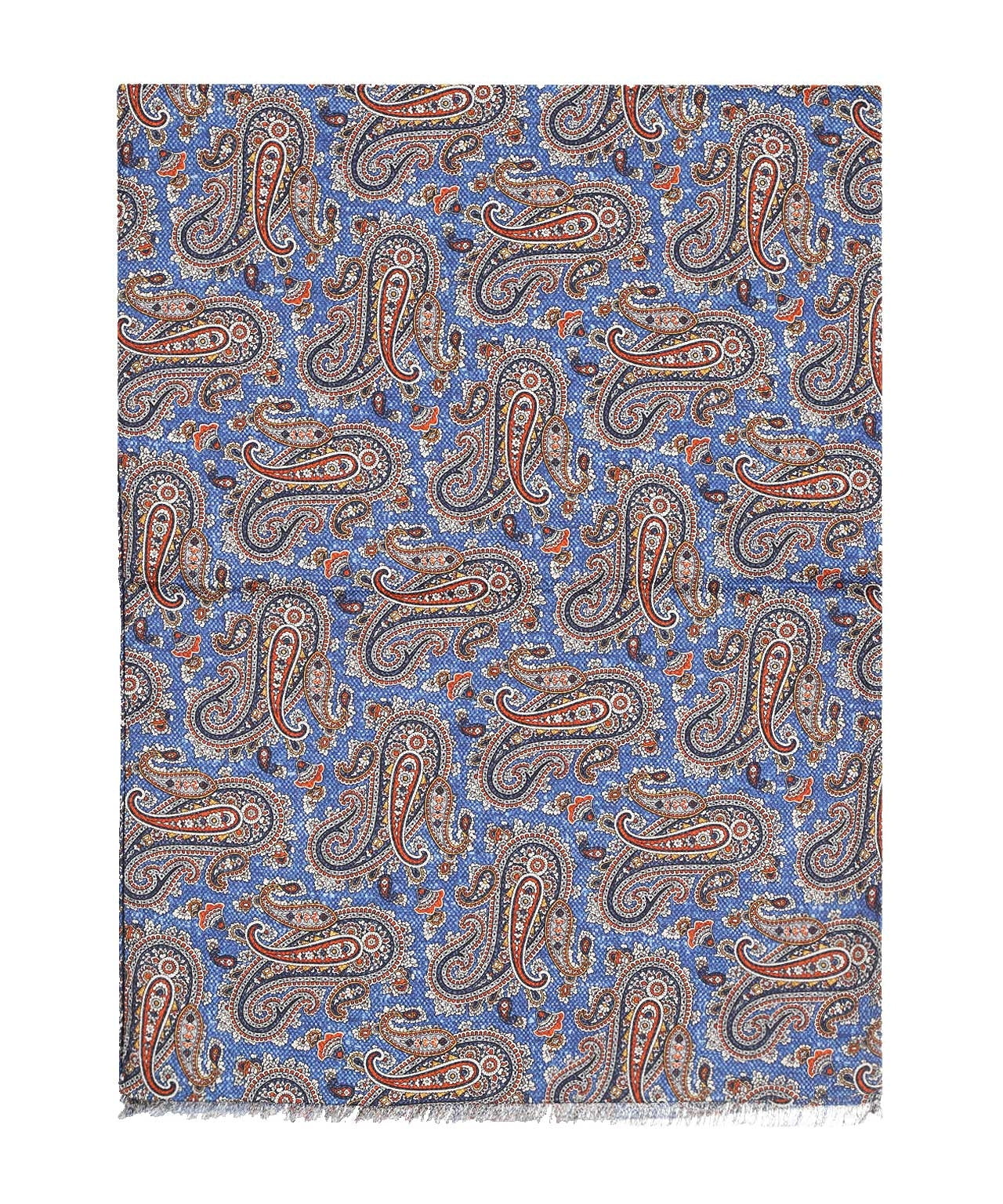 Scarf Double Silk | Blue