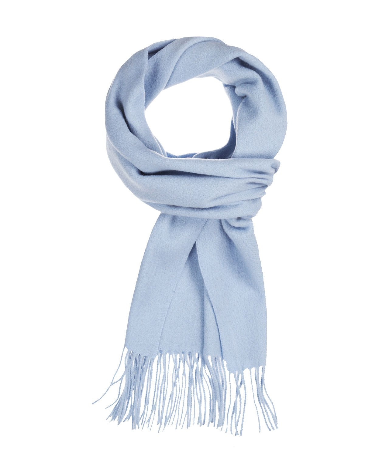 Uni Sjaal Lamswol | Licht Blauw