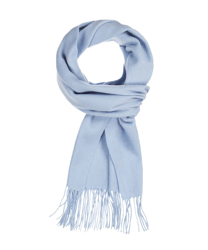 Uni Sjaal Lamswol | Licht Blauw