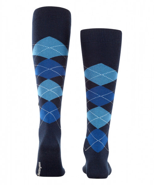 Edinburgh heren kniekousen | Blauw