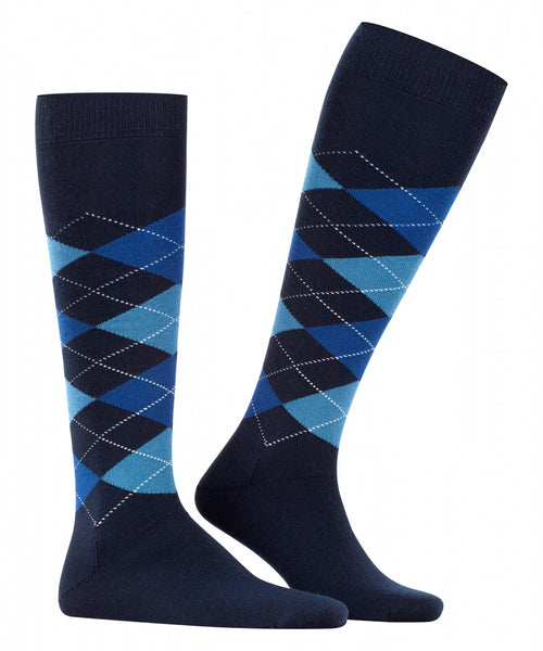 Edinburgh heren kniekousen | Blauw