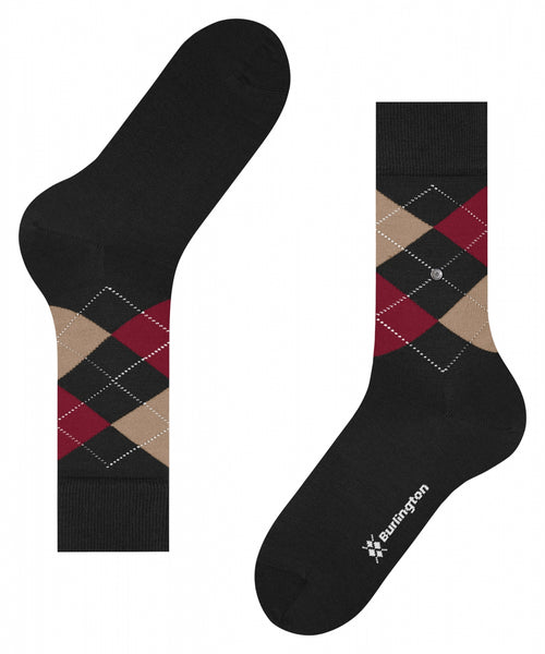 Edinburgh heren sokken | Zwart