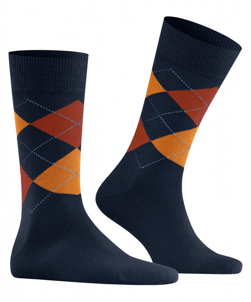 Edinburgh heren sokken | Blauw