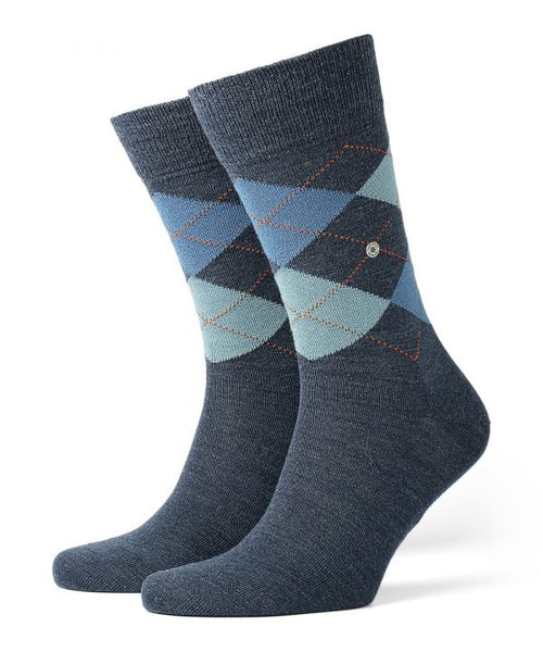 Edinburgh heren sokken | Blauw