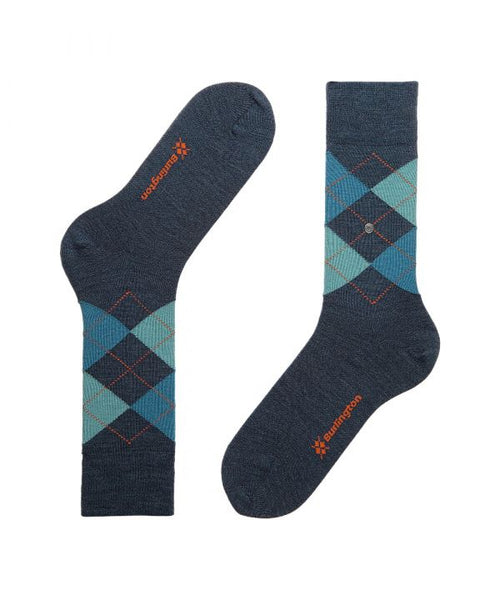 Edinburgh heren sokken | Blauw
