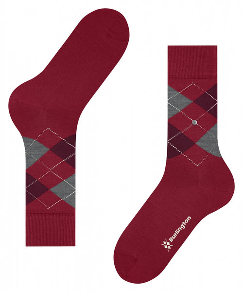 Edinburgh heren sokken | Rood