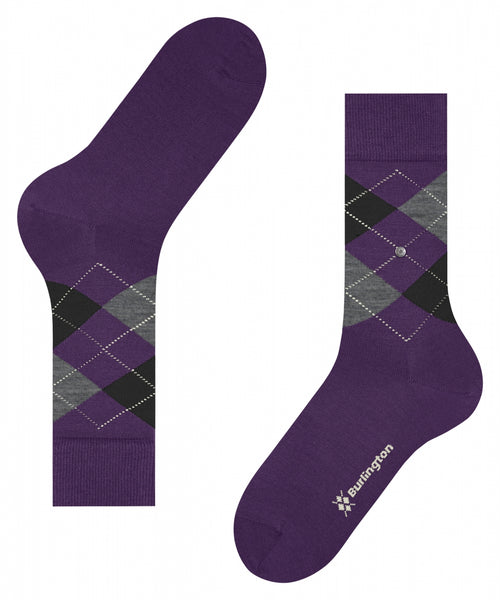 Edinburgh heren sokken | Paars