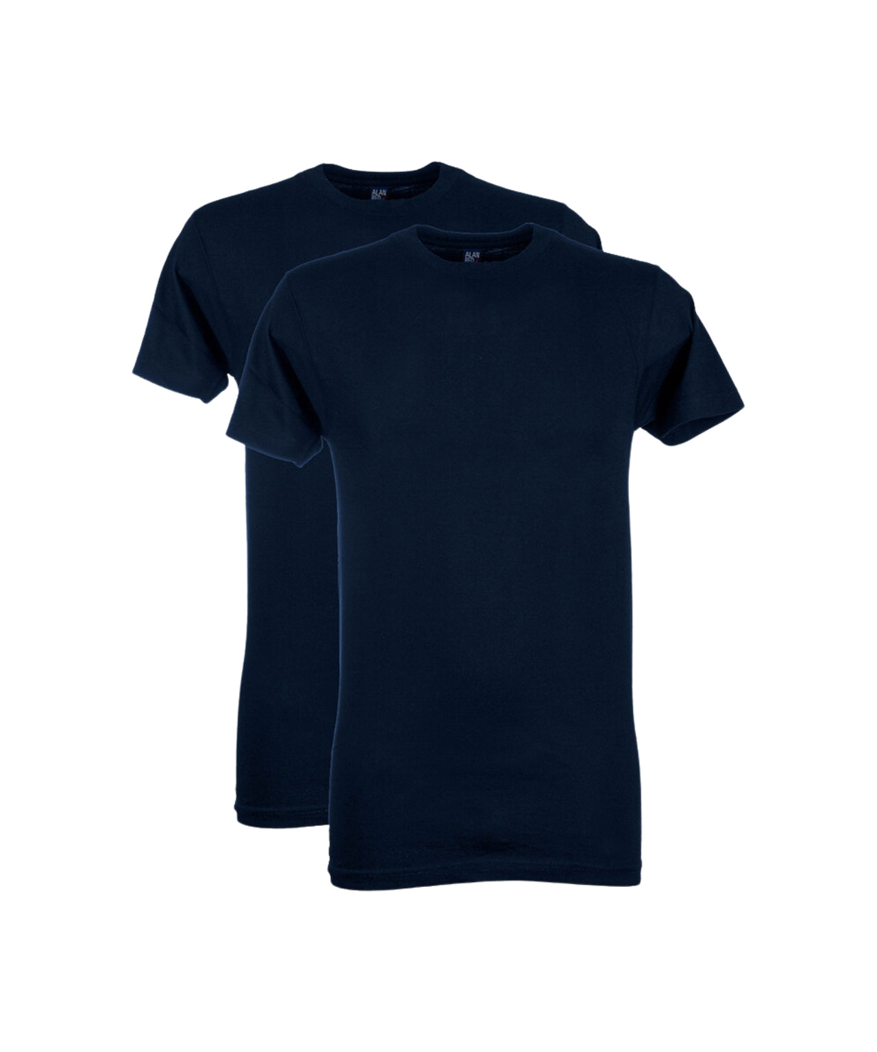 T-Shirt 2er-Pack Rundhalsausschnitt | Marineblau