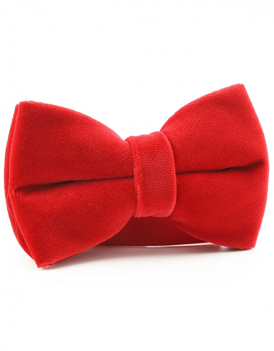 Bowtie Velour | Rood