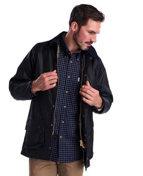 Wax jacket Beaufort | Navy Blauw