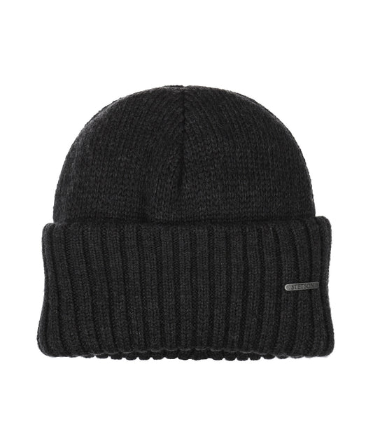Stetson-Mütze Merino | Anthrazitgrau