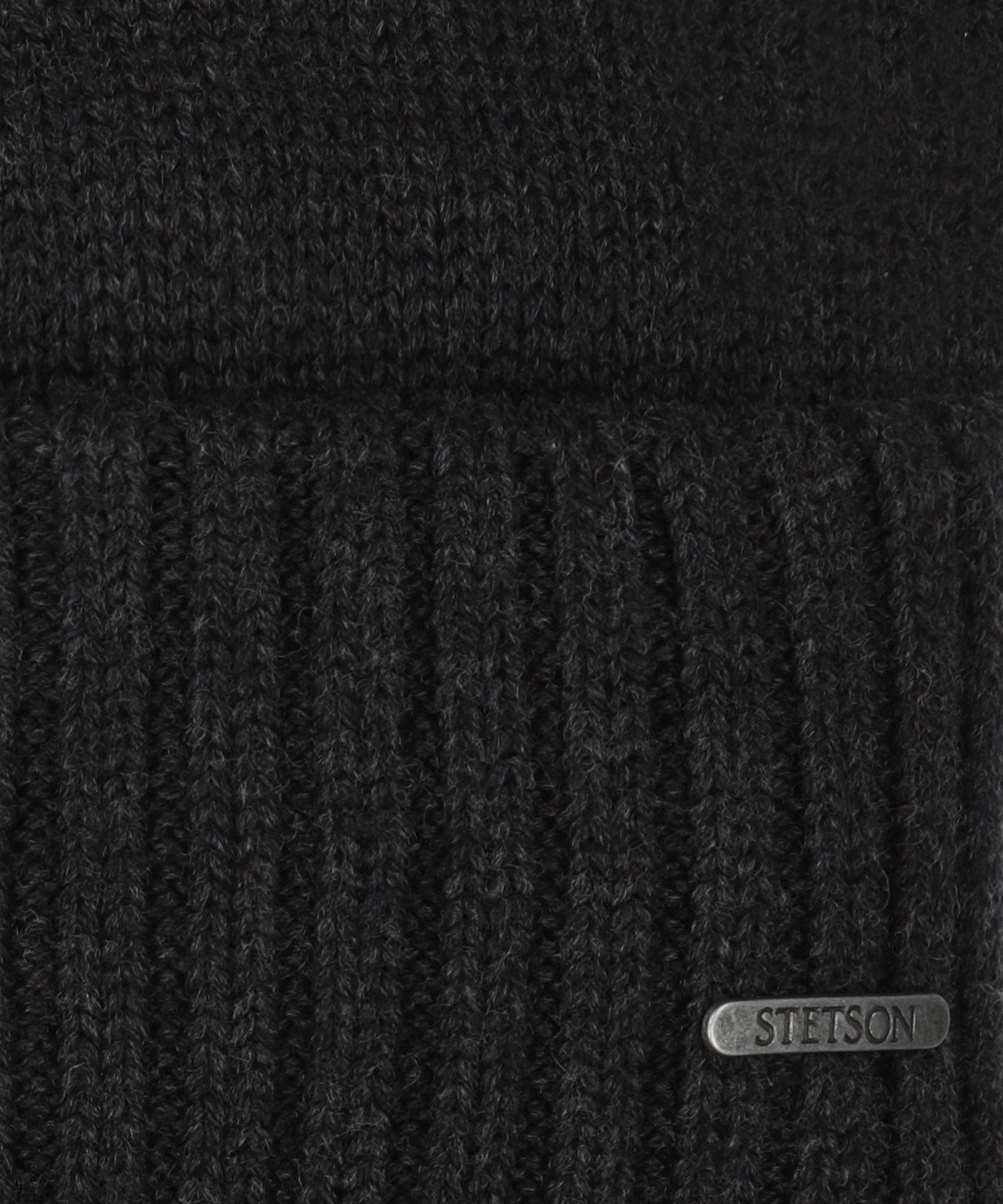 Stetson Beanie Merino | Anthracite Grey