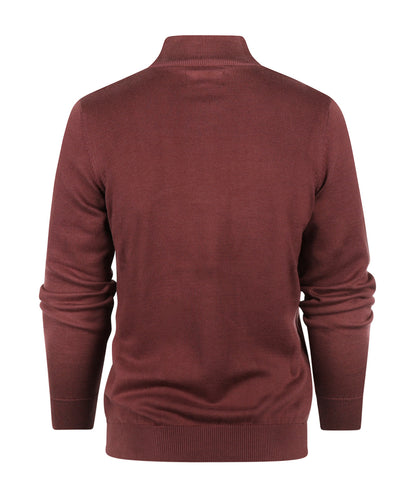 Barbour Cotton Half Zip Pullover | Red